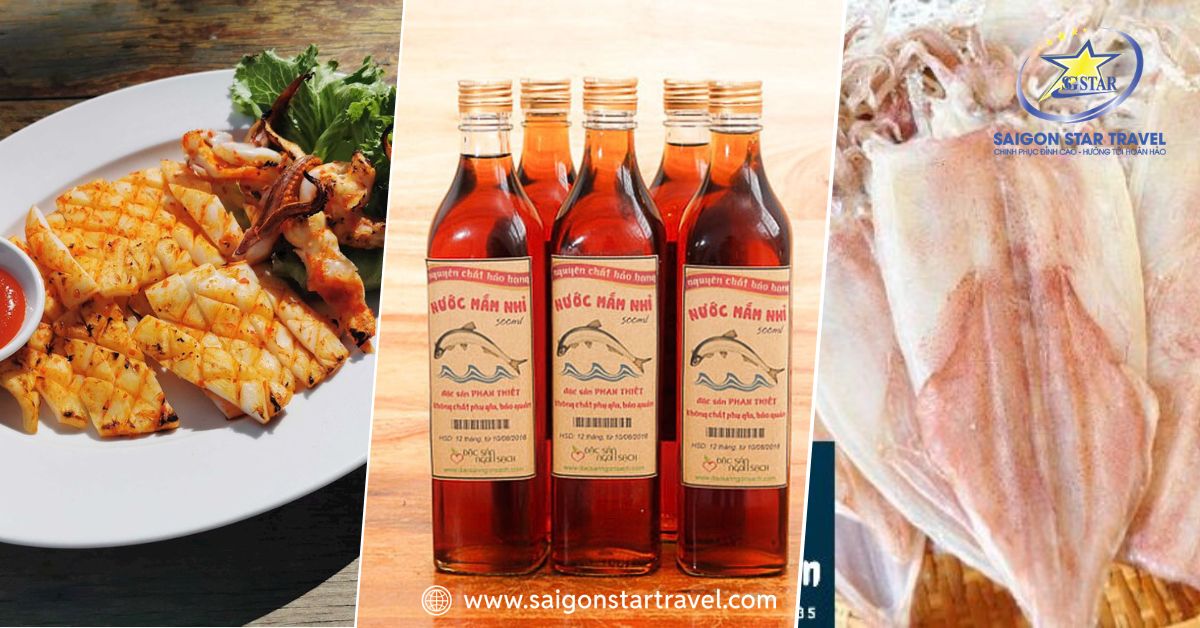 Mực một nắng – Nước mắm Phan Thiết