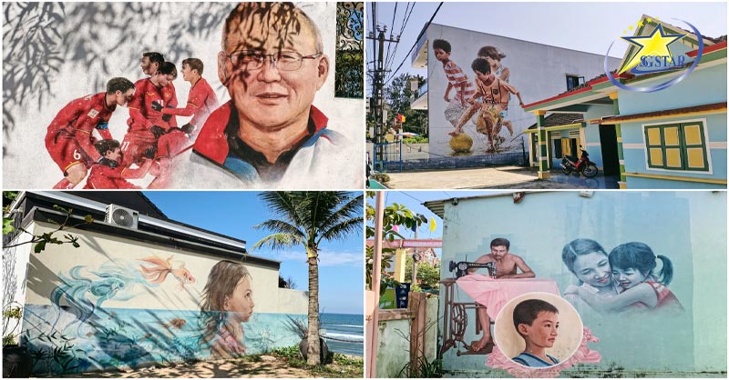 Bạn là người yêu nghệ thuật - Hãy đến ngay Làng Bích Hoạ để được thưởng thức những bức ảnh tuyệt vời