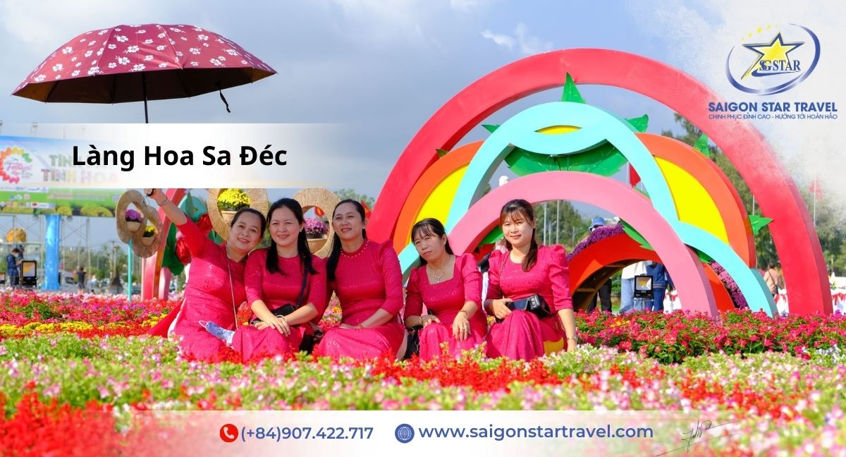Làng Hoa Sa Đéc - Tour Miền Tây Mùa Nước Nổi 3 ngày 2 đêm