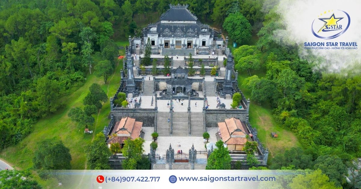 Lăng Khải Định - Tour Đà Nẵng Huế 4N4Đ từ TpHCM