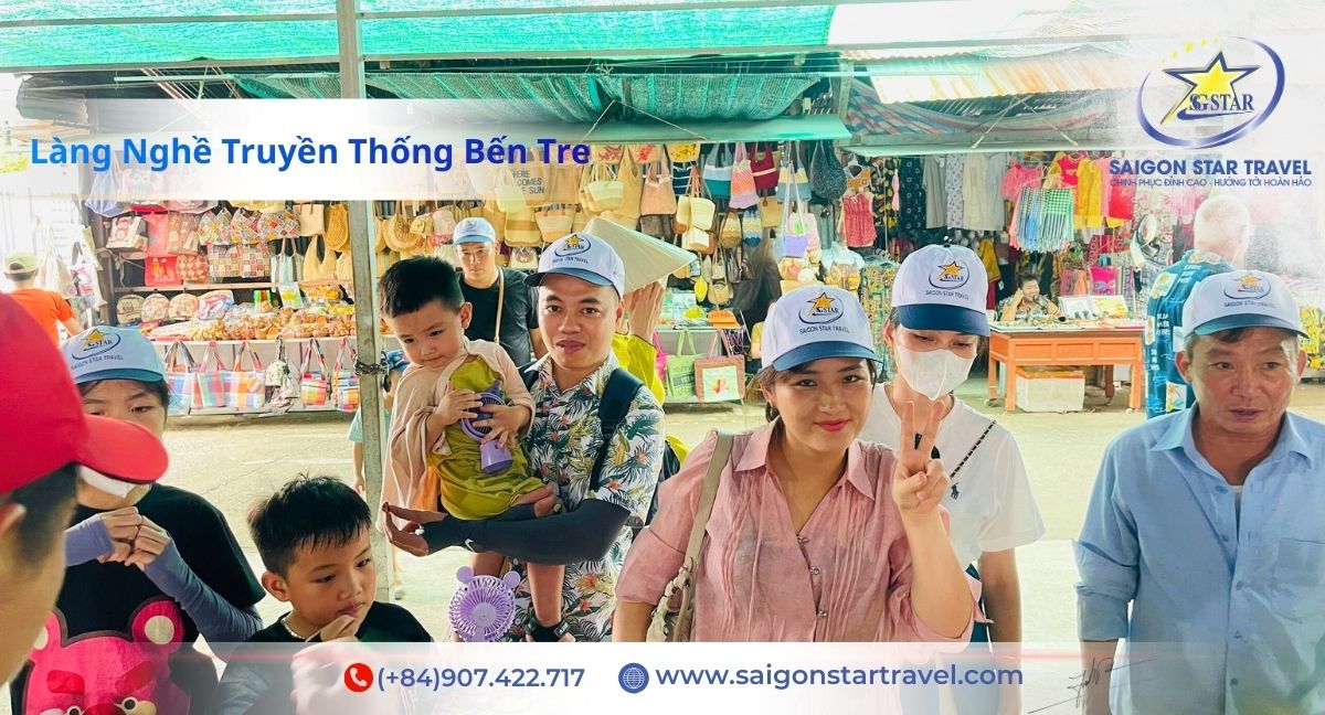 Làng nghề truyền Thống Bến Tre - Tour Mỹ Tho Bến Tre Vĩnh Long Cần Thơ 3 ngày 2 đêm
