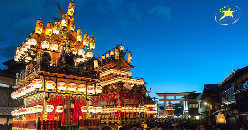 Kinh nghiệm du lịch mùa thu Nhật Bản từ A-Z | Saigon Star Travel Lễ hội Takayama Matsuri mùa thu Nhật Bản