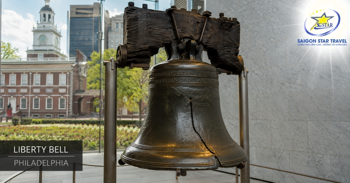 Chuông Tự do tại Philadelphia trong Tour Bờ Đông Hoa Kỳ