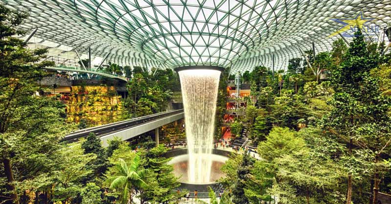 Liên Tuyến Tour Singapore - Malaysia 5 Ngày 4 Đêm Khởi Hành Từ Sài Gòn | Saigon Star Travel Thác nước Jewel Changi