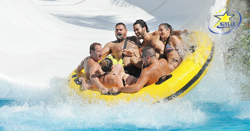 Phá đảo công viên nước Vinpearl Nha Trang | Saigon Star Travel mang truot gia dinh