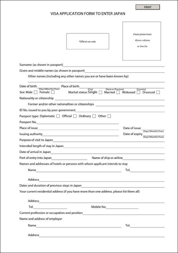 Mẫu đơn xin visa nhật bản và cách viết đơn xin visa Nhật bản | Saigon Star Travel mau-don-xin-visa-nhat-ban-va-cach-viet-don-xin-visa-nhat-ban