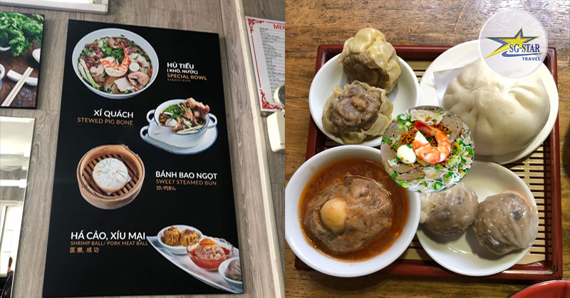 Menu khá là đa dạng với những món ăn vô cùng hấp dẫn