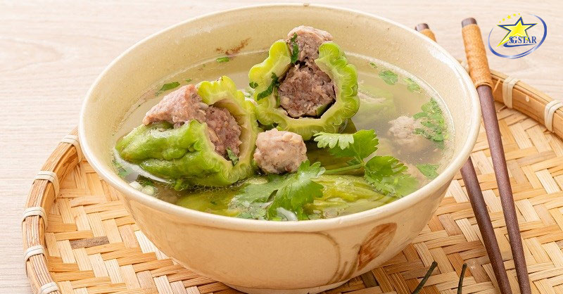 Top những món ăn đặc sản Tết Miền Tây | Saigon Star Travel Canh khổ qua nhồi thịt