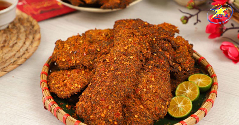 Khô bò ngon đãi khách ngày Tết