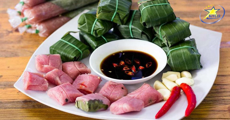 mon nhau ngay tet nem chua