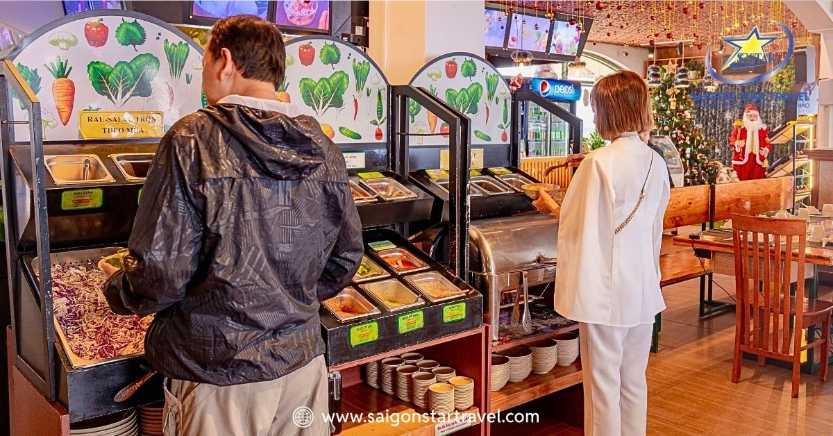 tự tay pha chế tại quầy line gia vị Leguda