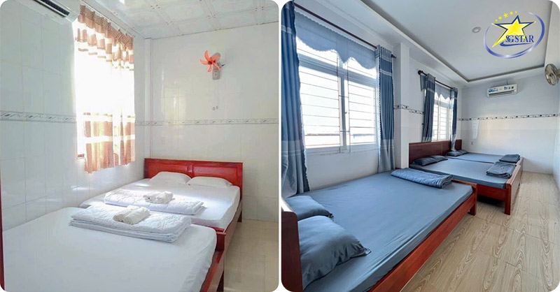 Phòng nghỉ tại Nhà nghỉ Sáu Có