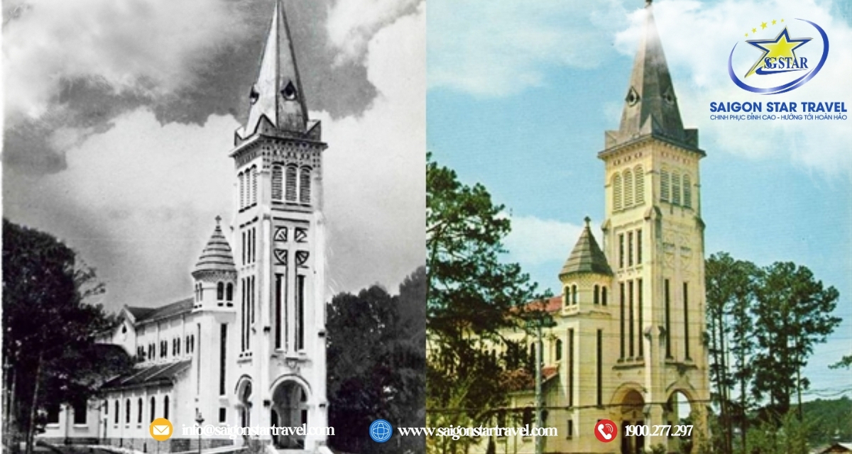 Nhà thờ Con Gà trước và sau năm 1970