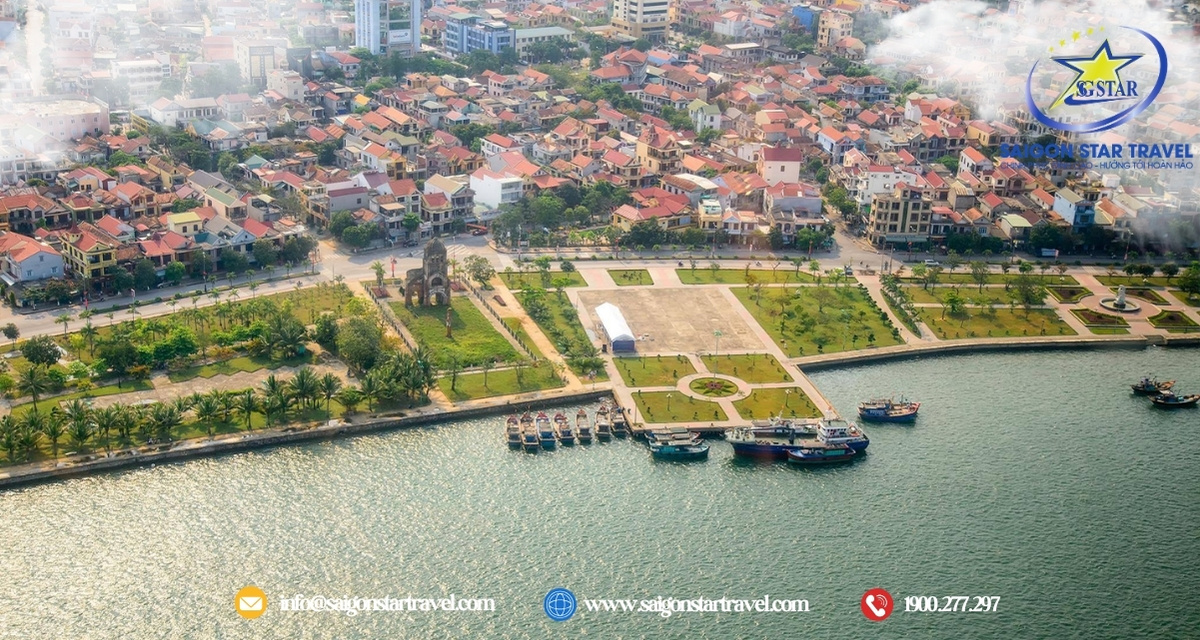 Nhà thờ Tam Tòa từ trên cao