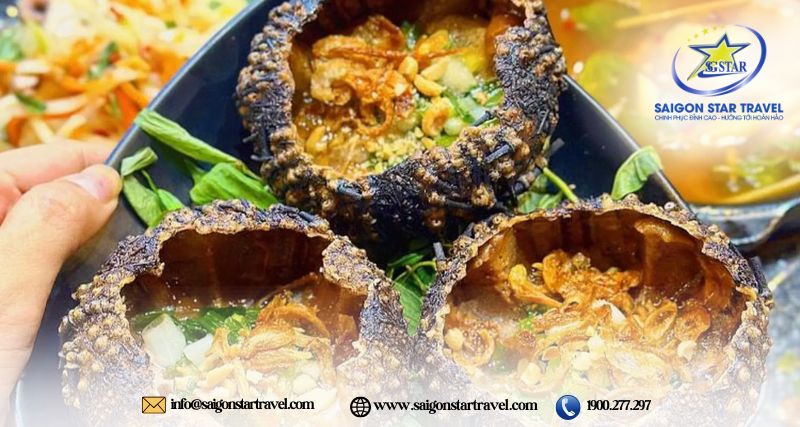 Nhum nướng mỡ hành hấp dẫn