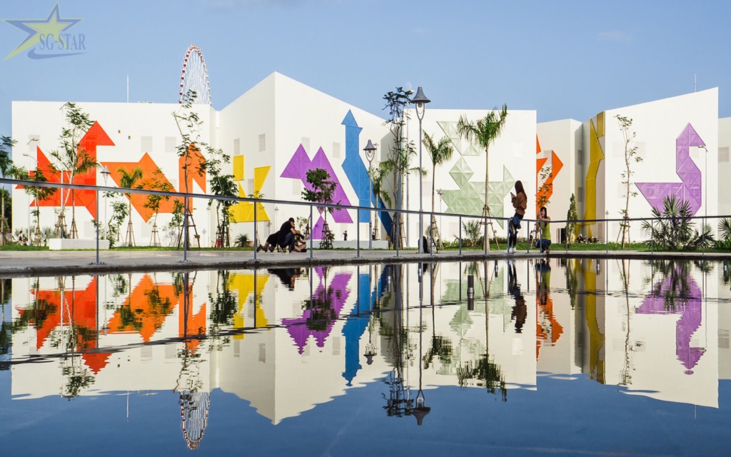 Các địa điểm check in, sống ảo cực đẹp tại Đà Nẵng | Saigon Star Travel Background siêu chất tại Cung văn hóa thiếu nhi