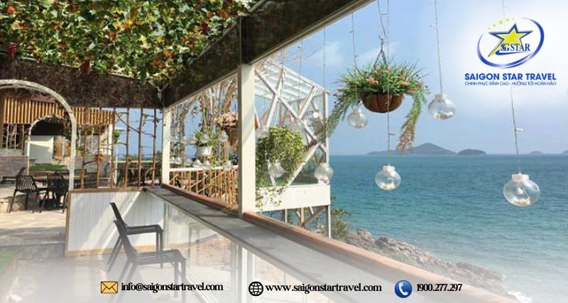 Nơi lý tưởng để nhâm nhi tách cafe và lắng nghe sóng biển thì thầm