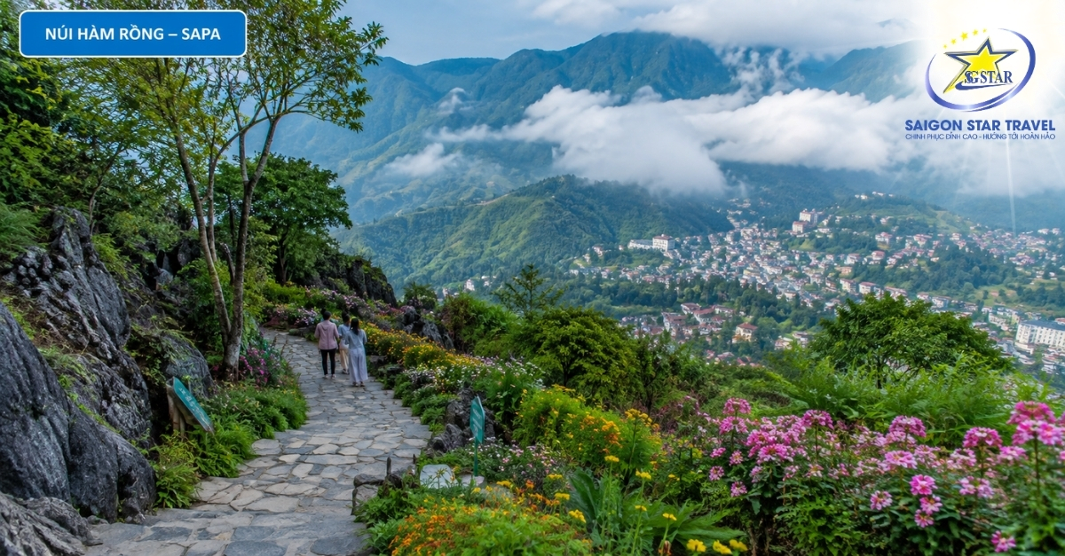 Núi Hàm Rồng Sapa trong Tour miền Bắc 6 ngày 5 đêm