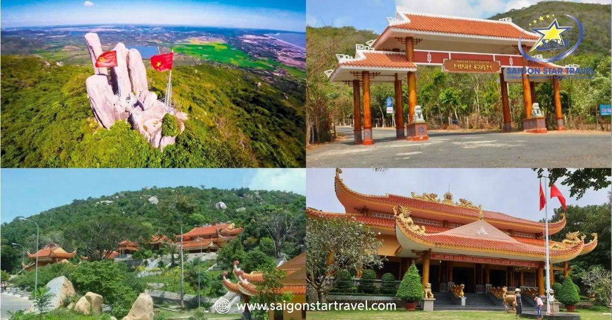 Núi Minh Đạm nổi tiếng tại Long Hải