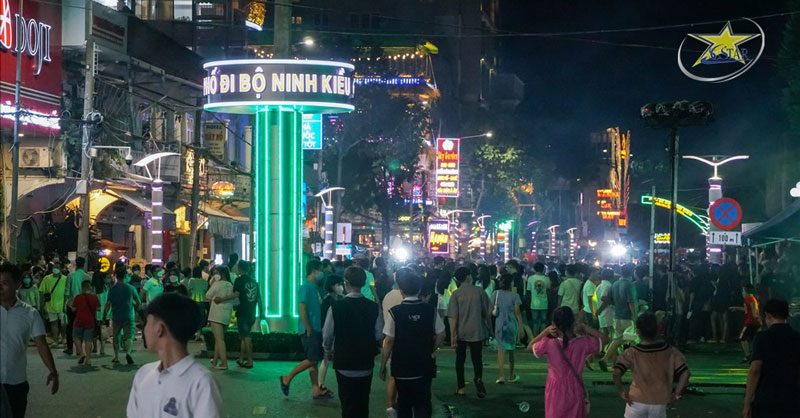Trải nghiệm phố đi bộ Ninh Kiều Cần Thơ