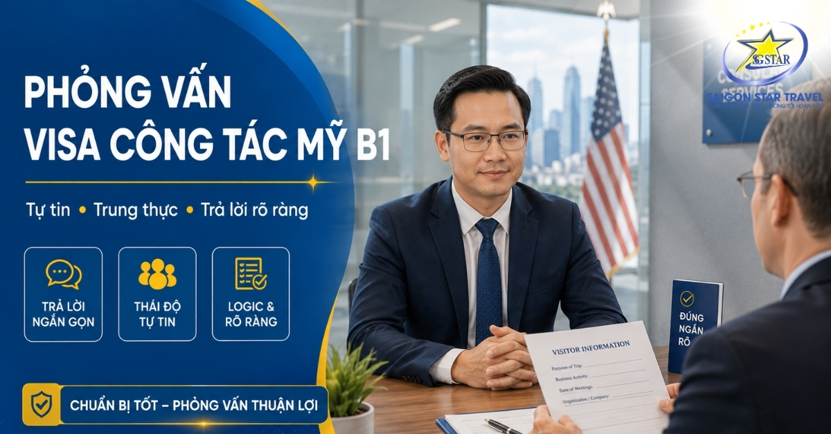 Phỏng vấn Visa công tác Mỹ B1