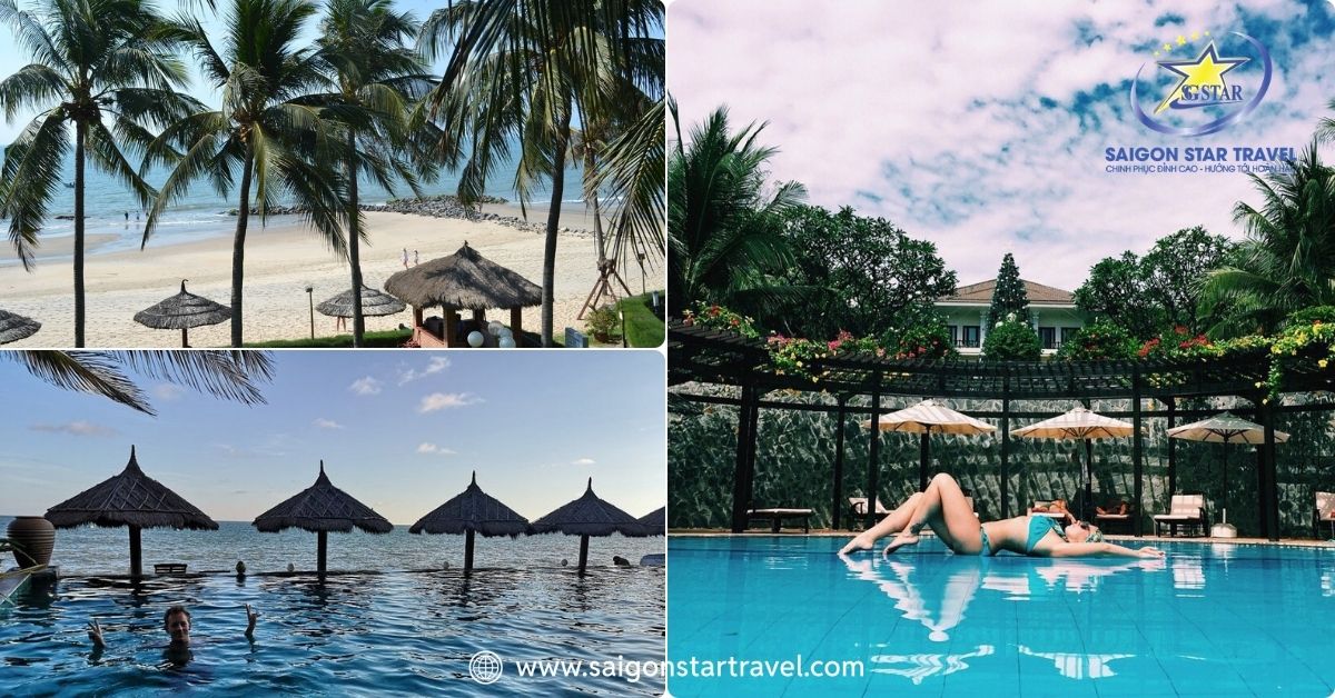 Thả mình vào bể tràn bờ tại Lotus Muine Resort & Spa