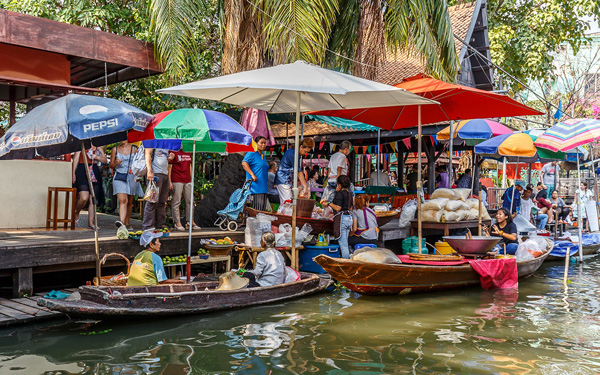 Review chợ nổi Thái Lan đầy đủ và chi tiết nhất | Saigon Star Travel Chợ nổi Taling Chan