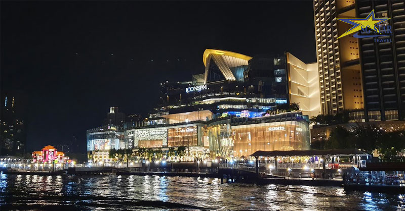 Review du lịch Thái Lan: Sông Chao Phraya | Saigon Star Travel Cảnh đêm trên sông Chao Phraya