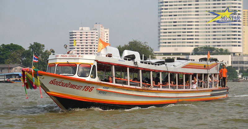 Review du lịch Thái Lan: Sông Chao Phraya | Saigon Star Travel Tàu cao tốc Chao Phraya