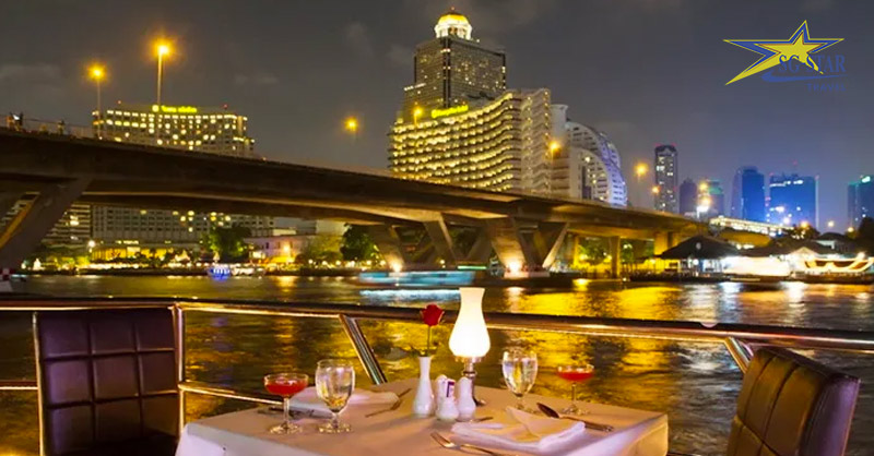 Review du lịch Thái Lan: Sông Chao Phraya | Saigon Star Travel Thưởng thức buổi tối lãng mạn trên sông Chao Phraya
