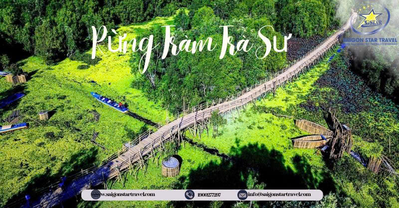 Rừng Tràm Trà Sư - Tour Cần Thơ Châu Đốc 3 ngày 2 đêm