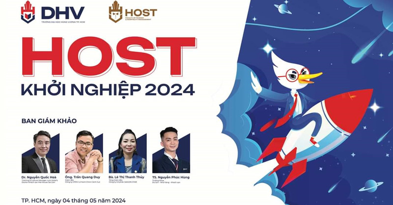 Saigon Star đồng hành cùng Trường ĐH Hùng Vương TP.HCM tại cuộc thi HOST - Khởi nghiệp 2024 | Saigon Star Travel Saigon Star đồng hành cùng Trường ĐH Hùng Vương TP.HCM tại cuộc thi HOST - Khởi nghiệp 2024