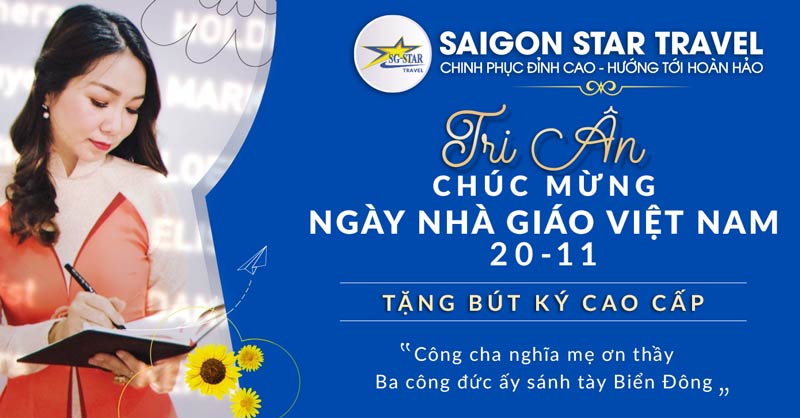 Chúc mừng Ngày Nhà Giáo Việt Nam - Tặng Voucher Bút ký Cao Cấp