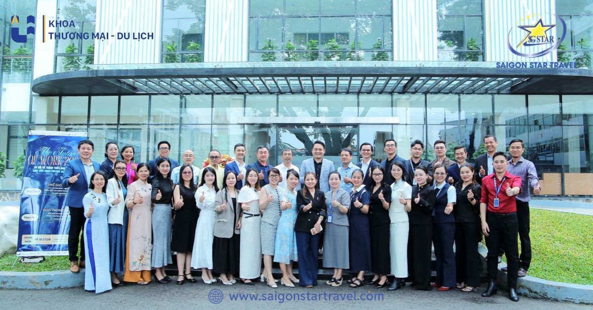 Saigon Star Travel Đồng Hành Cùng Chương trình The Future of Work 2026 tại IUH