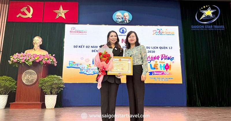 Hội Nghị Sơ Kết 02 năm triển khai Đề án Phát triển Du lịch Quận 12 | Saigon Star Travel saigon star travel hoi nghi so ket du lich quan 12 4