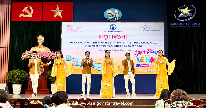 Hội Nghị Sơ Kết 02 năm triển khai Đề án Phát triển Du lịch Quận 12 | Saigon Star Travel saigon star travel hoi nghi so ket du lich quan 12 5