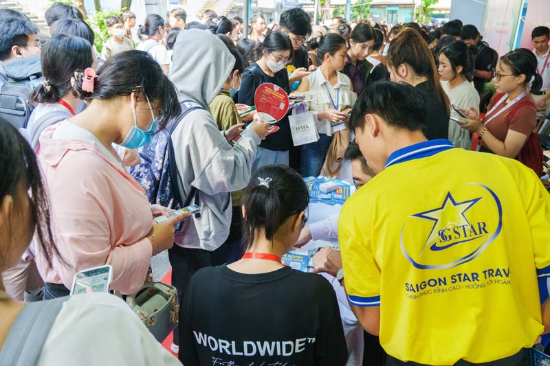 Saigon Star đồng hành cùng Đại Học Sài Gòn tại Ngày Hội Việc Làm - Lần 3 2024 | Saigon Star Travel saigon star travel trong ngay hoi viec lam lan 3 2024 tai sgu 3