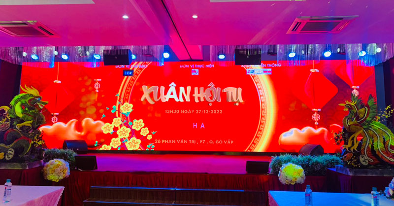 Sân khấu hội thợ The Chateau Gò Vấp