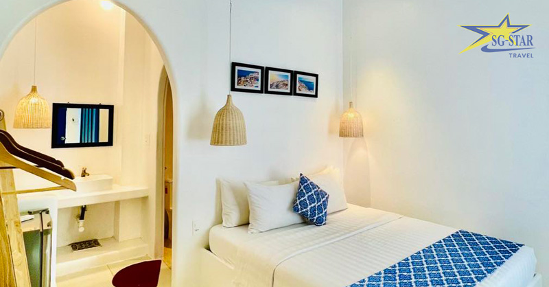 Santoni Homestay Vũng Tàu - Check in "tiểu Hy Lạp trong mơ" | Saigon Star Travel Phòng 1 giường Santoni homestay  Vũng Tàu