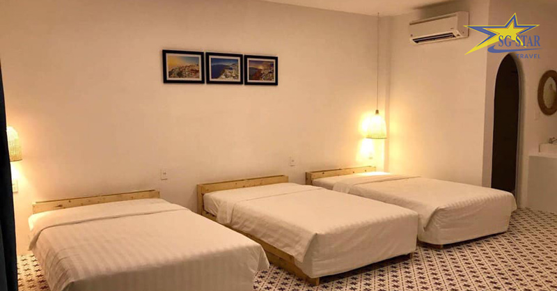 Santoni Homestay Vũng Tàu - Check in "tiểu Hy Lạp trong mơ" | Saigon Star Travel Ảnh phòng 3 giường homestay Santoni