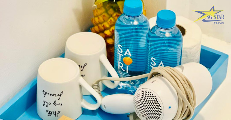 Santoni Homestay Vũng Tàu - Check in "tiểu Hy Lạp trong mơ" | Saigon Star Travel Các phòng đều được trang bị các vật dụng cá nhân cần thiết