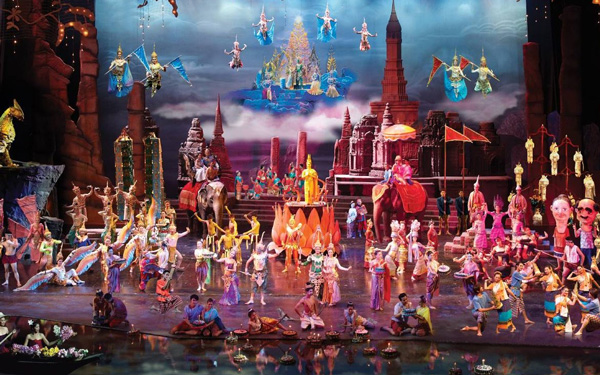 Show Siam Niramit - Khám phá lịch sử hào hùng Thái Lan | Saigon Star Travel Quy mô hoành tráng của show diễn