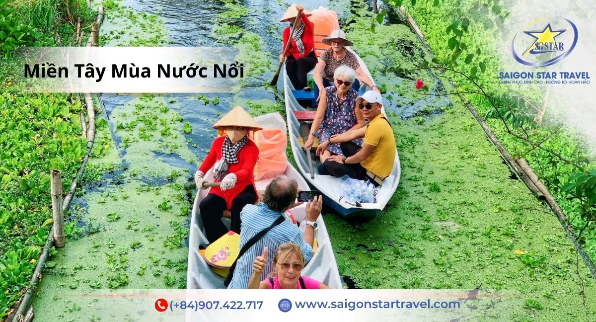 Mùa nước nổi - Tour Miền Tây Sông nước