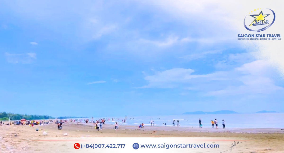 Tắm biển - Tour Cần Giờ 1 ngày