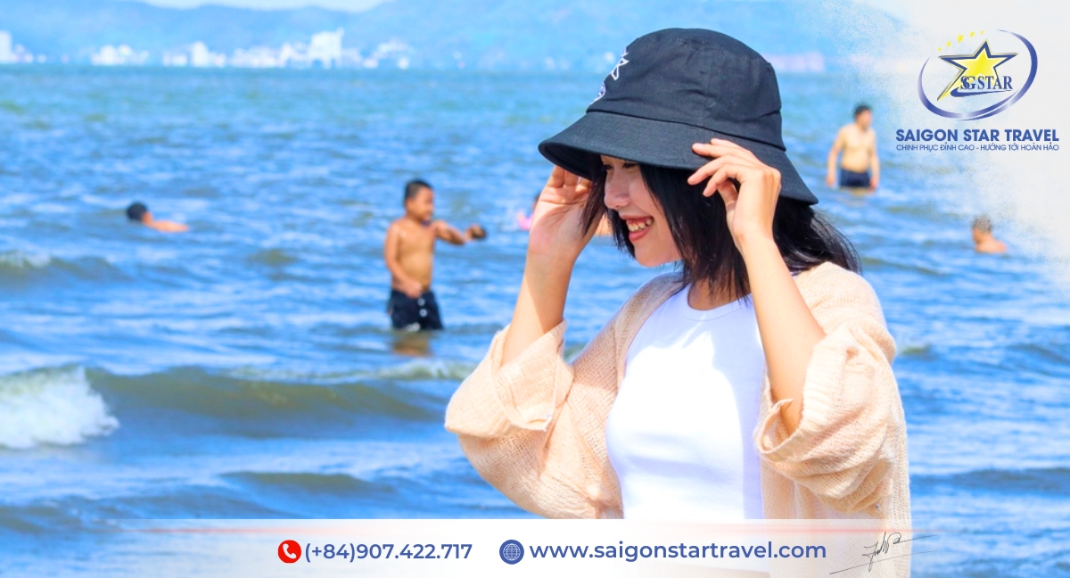 Tắm biển - Tour Cần Giờ 2 ngày 1 đêm