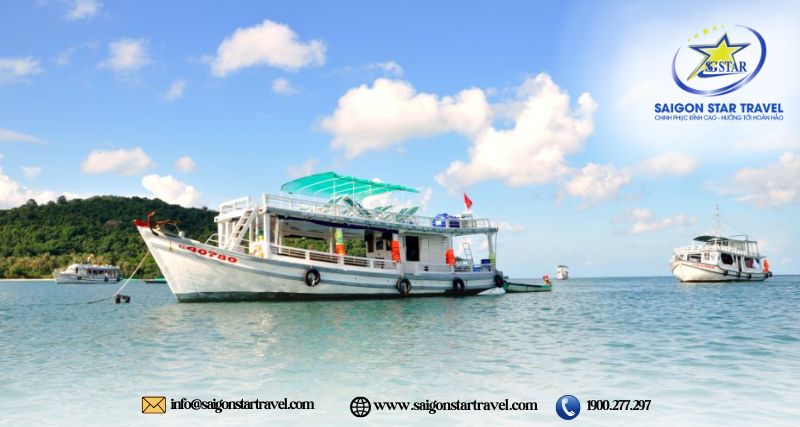 Đi tàu dạo quanh các hòn tại Nam Du