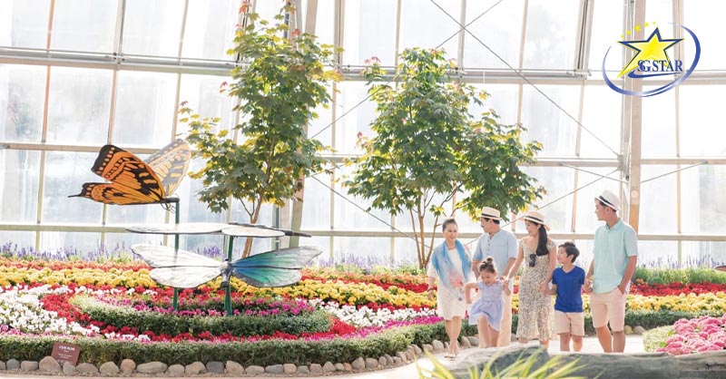 Du Lịch Đảo Hòn Tre Nha Trang - Điểm Đến Không Thể Chối Từ | Saigon Star Travel ghé thăm The World Garden cùng thảm thực vật vô cùng phong phú tại VinWonders Nha Trang