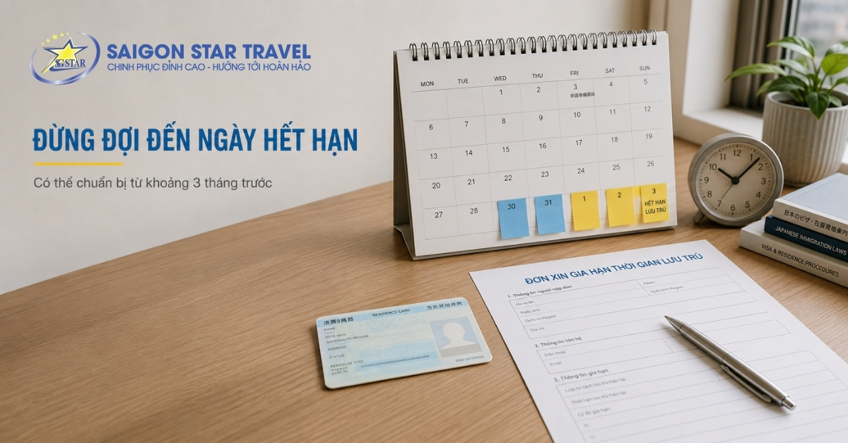 Thời điểm nên nộp hồ sơ gia hạn Visa Nhật Bản
