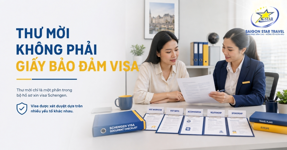 Thư mời trong hồ sơ Visa thăm thân Schengen