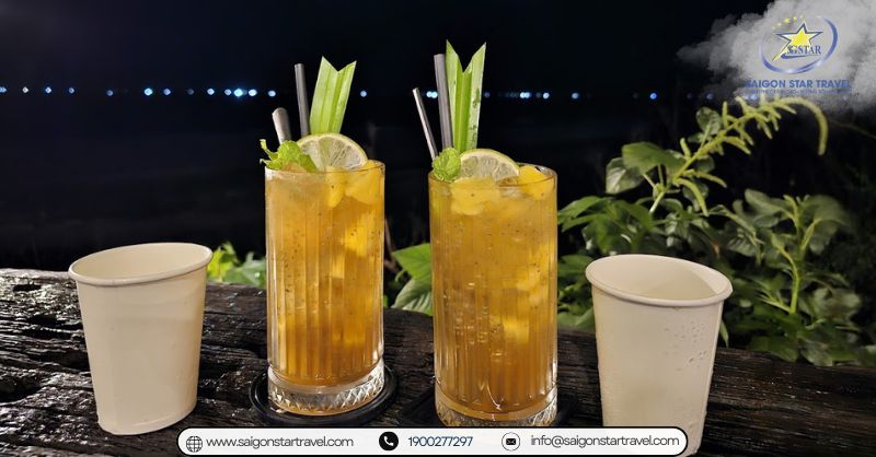 Thức uống tiệm cafe đường chân trời